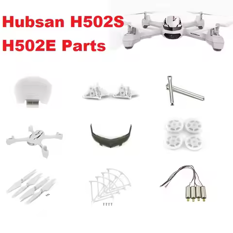 Hubsan X4 H502S H502E RC Drone Quadcopter Spare Parts Accessories Propeller / Motor / Battery Cover 