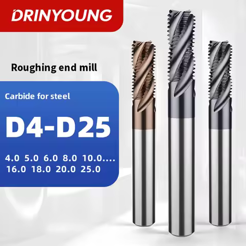 DRINYOUNG Rough Cutters Extended Blade Wave Edge Corn Gong Cutter Black Coating Bronze Coating for S