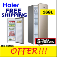 [FROST FREE] Haier 168L Upright Freezer with Digital Touch Control BD-168WL (No Frost Cooling) Vertical Standing Drawer Type