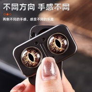 2026 New Style EDC Toy Cat's Eye Owl Push Brand Push Ring Coin Decompression Rotating Magnetic Finge