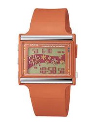 [專業模型] 潮錶 [CASIO LDF-11] 卡西歐數字[黃金花面]鬧鈴/倒數計時/整點報時[全新展示]中性/時尚錶