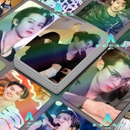 55张镭射小卡一盒王鹤棣自印小卡3寸圆角专辑小卡片LOMO卡闪卡55 laser small cards in a box, self printed by Wang Hedimrcnwm3rq2my