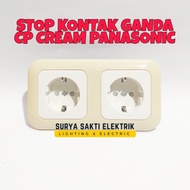 PANASONIC DOUBLE CONTACT OUTLET CREAM WEJP11222-7F