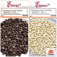 Elmer Dark Choco Chips White Choco Chips 500 gram