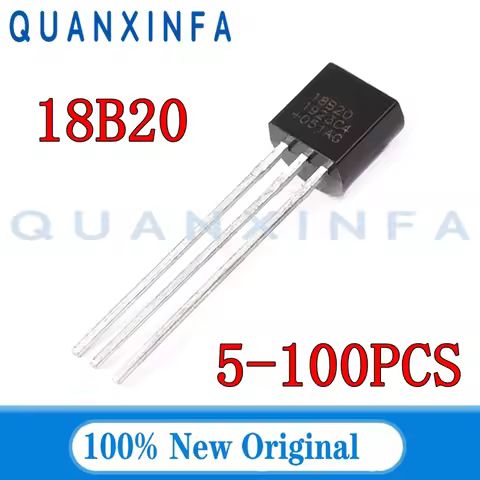 5-100PCS DS18B20 DALLAS 18B20 CHIP Thermometer Temperature Sensor