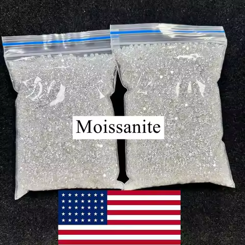 Mosangna Wholesale 0.9mm-3mm D VVS1 Lab Grown Moissanite Diamonds for Jewelry making