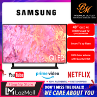 [ NEW MODEL 2023 ] SAMSUNG Q60C 4K UHDR Smart QLED TV [ 43 - QA43Q60CAKXXM / 50 - QA50Q60CAKXXM / 55