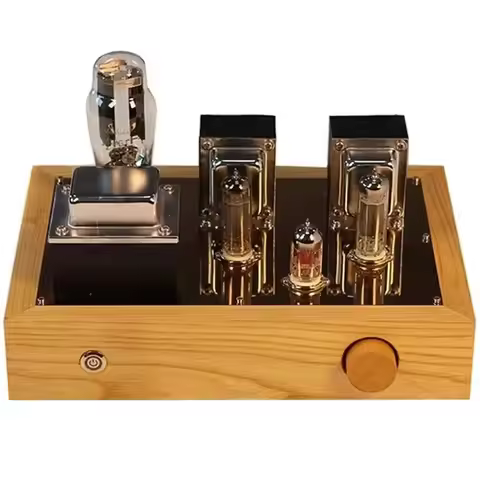 12AX7 ECC83 Push 6P14 EL84 Vacuum tube Amplifier 4W+4W Class A Amp 5U4G Rectificat Handicraft Weldin