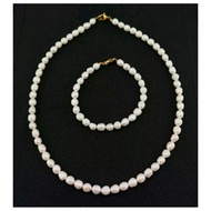 6-7 MM FRESH WATER PEARL BIWA(STAINLESS)