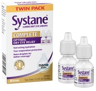 Systane Complete Lubricant Eye Drops, 0.34 Fl Oz, Twin Pack (Pack of 2) Systane Complete Lubricant E