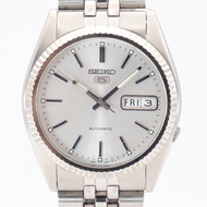 [Near MINT] Vintage SEIKO 5 7S26-3110 Automatic Day-Date Silver Dial Men's Watch 37mm Japan Made Sta