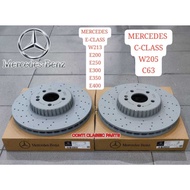 ( 100% ORIGINAL ) MERCEDES E-CLASS W213 E200 E250 E300 E350 E400 C-CLASS W205 C63 FRONT DISC ROTOR W