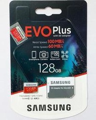 SAMSUNG 三星 100MBs 128B 128G EVO PLUS micro SD SDXC C10 記憶卡