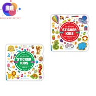 Book - Combo 2c-Smart peel-and-stick stickers IQ - EQ - CQ - Sticker for kids book 3 and book 4 (2-8