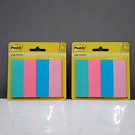 3M Post It 671-4ASST Page Marker 1x3 inch contains 200 sheets