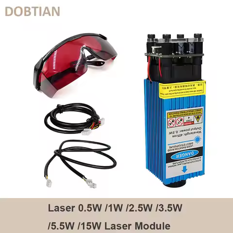 laser module 2.5W/3.5W.5.5W 450nm 33mm Adjust Focus Blue Laser Engraving And Cutting TTL/PWM Control