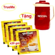[Tặng Ca Đá 900ml] Cafe Vinacafé 3in1 Gold Original (20gói x 20g) - cafe hoa tan - VinaCafe - ca phe