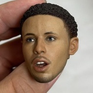 1/6 scale nba figures - Enterbay 原廠 Stephen Curry 1.0 頭雕 絕版非翻模 eb nba 適用於enterbay素體