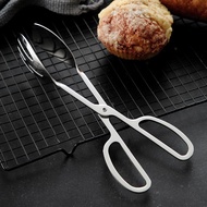 onlycook不锈钢食品夹欧式蛋糕夹 酒店自助餐水果夹烧烤烘焙面包夹子