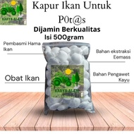 Kapur Berkualitas untuk Potas - Isi 1Kg dan 500 Gram - Ikan obattikus Modemaze#