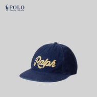 Polo Ralph Lauren หมวกผู้ชาย Cap Hat-AppliquÃ©d Twill Ball Cap รุ่น MAPOHGS0J421218 สีฟ้า