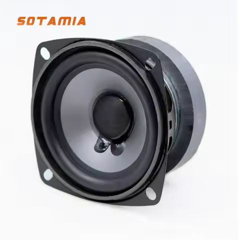 SOTAMIA 1Pcs 3 Inch Subwoofer Audio Speaker 8 Ohm 10W Rubber Edge 20 Core External Magnetic 8R 10W S
