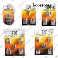 DJ 40mm Cylinder & Disc Hardened Padlock with 1 Masterkey