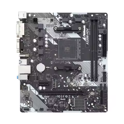 A320 Motherboard A320M HDV R4.0 Socket AM4 DDR4 32GB M.2 PCI-E 3.0 support R3 R5 R7 R9 AMD cpu USB3.