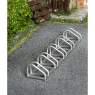 3D Receh 1 Bicycle Rack64 Diorama Model Accessories Miniature Office Parking Bike Hot Wheels Inno Di