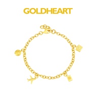 Goldheart 916 Gold Holiday Charm Bracelet