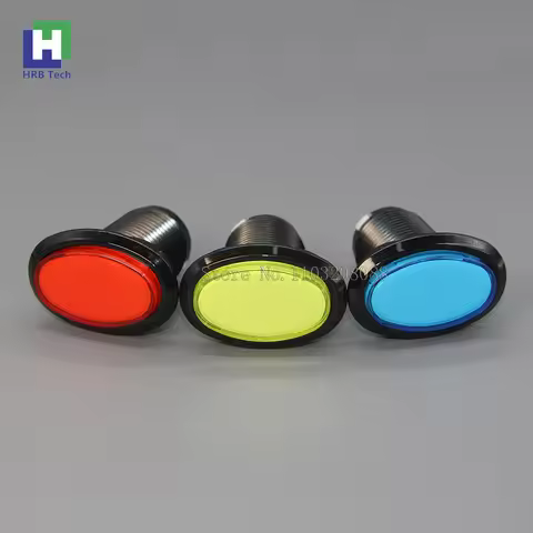 TT Motorcycle Game Machine Motor Racing Car Console Arcade Oval Arcade Push Button 12V Illuminated B
