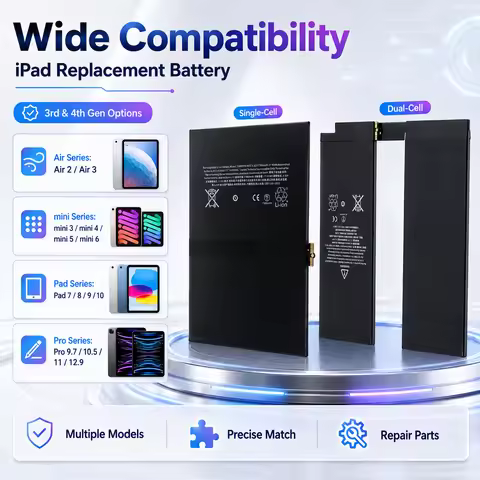 For ipad battery compatible air2/air3 High-quality replacement battery mini3/4/5/6 IPAD7/8/9/10pro9.