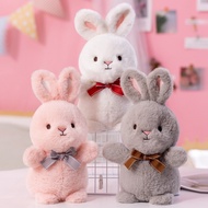Rabbit Teddy Bear - Jellycat Bunny Sitting Soft Fur, size 23cm -25cm - Cute Gift