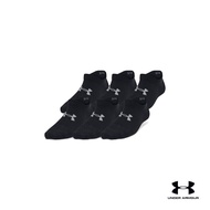 Under Armour ถุงเท้า UA Essential No Show สำหรับเด็ก แพ็ก 6 คู่