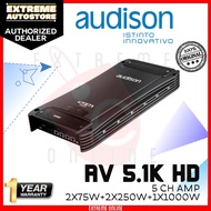 Audison AV5.1K HD 5-Channel 1650W Power Amplifier