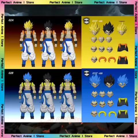 Tonsenarttoys Kamione Dragon Ball Z SHF Super Saiyan SSJ SSJ2 Gogeta Son Goku Trunks Anime Action Fi