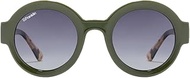 D Franklin DFKSUN0262-0801 Sunglasses 913 Shiny Green/Gradient Smoke