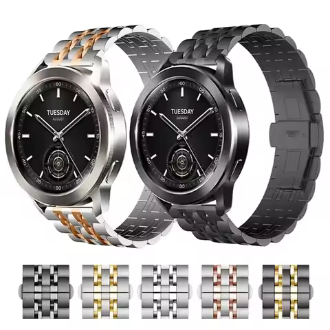 22mm Stainless Steel Strap For Xiaomi Watch 2 Pro Metal Strap For Xiaomi Watch S4 S3 S2 S1Pro Active