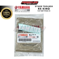 YGP 5BP-F153E-01 Yamaha ToolBox Emblem - Yamaha Tool Box Sticker Rx King RXK Original Yamaha Yamaha 
