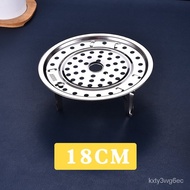 【TikTok】Thickened304Stainless Steel Tripod Steamer Punching Rice Cooker round Steamer Multi-Functional Household Water-P