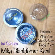 [Isi50] Mika Blackforest Kecil 8.5 cm Tinggi 7 cm / Kotak Kue Mochi Puding Muffin Cake Tart 8.5cm / 