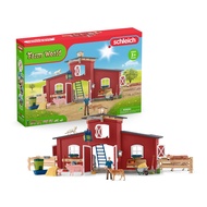 Schleich Farm World Animal Farm Playset with Figurine and Accessories - 92pc Kids Animal Farm Playse