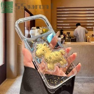 AARON1 Golden Horse Accessories, Creative Year of Horse Gold Pony Keychain Accessories, Ornament Mas