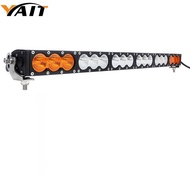 Yait Amber Yellow White Led Light Bar 180w 33 inch Barra Led Work Driving Lamp 4X4 Truck 12V 24V Led Bar Light