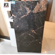 granit lantai 60x60 hitam motif glazhed