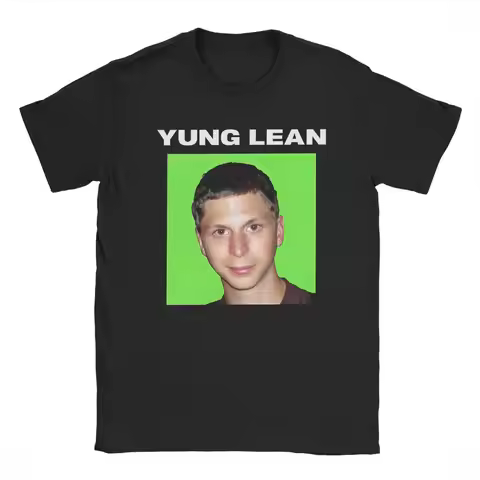 Yung Lean Michael Cera Meme T-Shirt Men Leisure Cotton Tee Shirt O Neck Short Sleeve T Shirt Gift Id