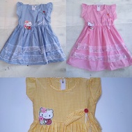 Ratu 037 Children's DRESS 1 2 3 4 5 Years ️ Cute DRESS ️ REAL PIC ️ HELLO KITTY PREMIUM VIRAL Girls 