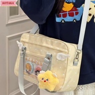 KOTAKA Crossbody Messenger Bag, Y2K Style Ita Shoulder Bag