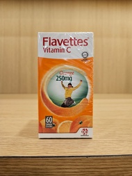 FLAVETTES VITAMIN C ORANGE 250MG 60 CHEWABLE TABLETS