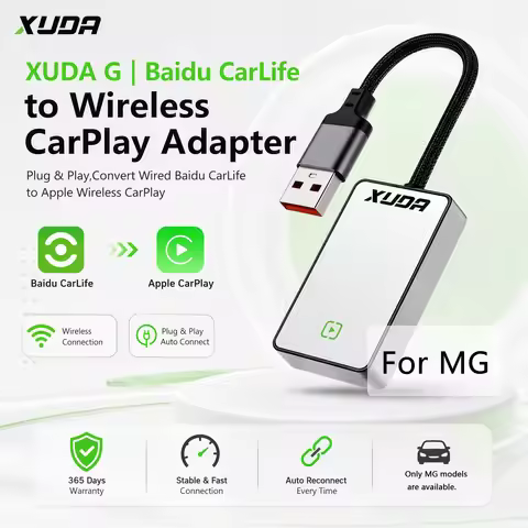 XUDA Smart Box For MG4,MG ZS,HS,MG5,Apple CarPlay and Android Auto,music,calls and navigation,plug a